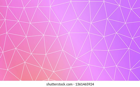 Template background with curved line. Triangles style. For interior wallpaper, smart design, fashion print. Vector illustration. Abstract Gradient Soft Colorful Background