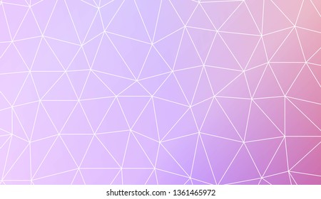 Template background with curved line. Triangles style. For interior wallpaper, smart design, fashion print. Vector illustration. Abstract Gradient Soft Colorful Background