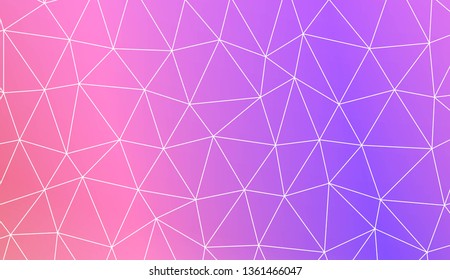 Template background with curved line. Triangles style. For interior wallpaper, smart design, fashion print. Vector illustration. Abstract Gradient Soft Colorful Background