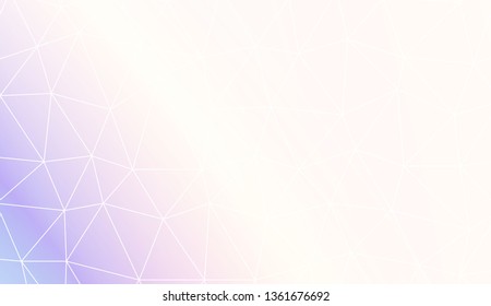 Template background with curved line. Triangles style. For interior wallpaper, smart design, fashion print. Vector illustration. Abstract Gradient Soft Colorful Background
