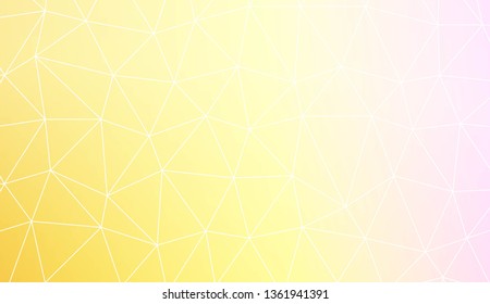 Template background with curved line. Triangles style. For interior wallpaper, smart design, fashion print. Vector illustration. Abstract Gradient Soft Colorful Background