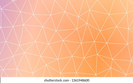 Template background with curved line. Triangles style. For interior wallpaper, smart design, fashion print. Vector illustration. Abstract Gradient Soft Colorful Background