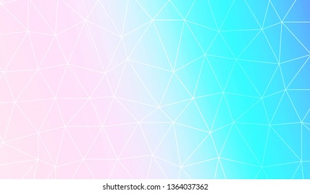 Template background with curved line. Triangles style. For interior wallpaper, smart design, fashion print. Vector illustration. Abstract Gradient Soft Colorful Background