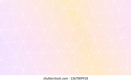 Template background with curved line. Triangles style. For interior wallpaper, smart design, fashion print. Vector illustration. Abstract Gradient Soft Colorful Background