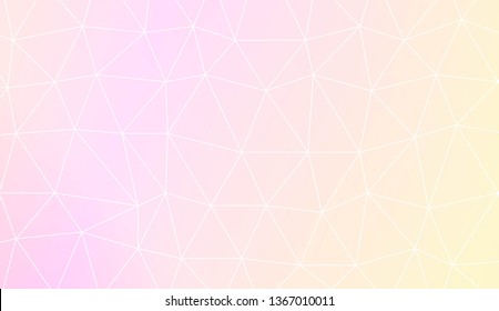 Template background with curved line. Triangles style. For interior wallpaper, smart design, fashion print. Vector illustration. Abstract Gradient Soft Colorful Background