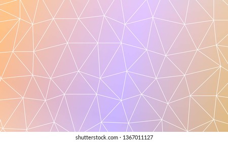 Template background with curved line. Triangles style. For interior wallpaper, smart design, fashion print. Vector illustration. Abstract Gradient Soft Colorful Background