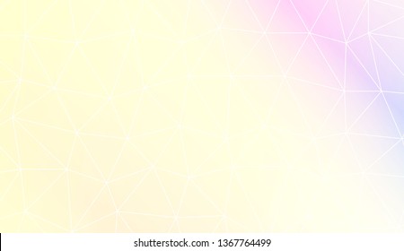 Template background with curved line. Triangles style. For interior wallpaper, smart design, fashion print. Vector illustration. Abstract Gradient Soft Colorful Background