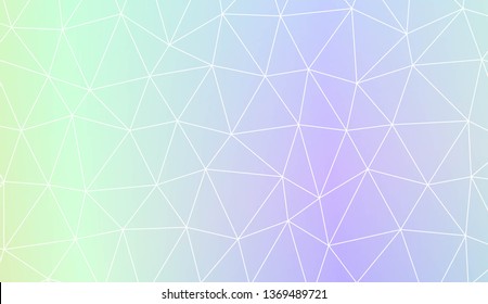 Template background with curved line. Triangles style. For interior wallpaper, smart design, fashion print. Vector illustration. Abstract Gradient Soft Colorful Background