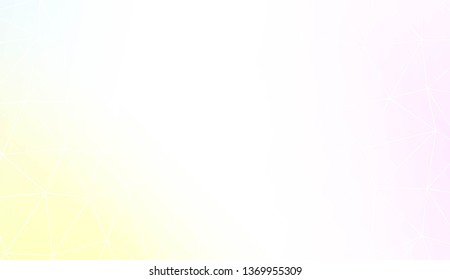 Template background with curved line. Triangles style. For interior wallpaper, smart design, fashion print. Vector illustration. Abstract Gradient Soft Colorful Background
