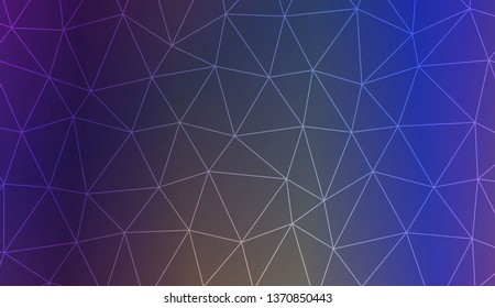 Template background with curved line. Triangles style. For interior wallpaper, smart design, fashion print. Vector illustration. Abstract Gradient Soft Colorful Background