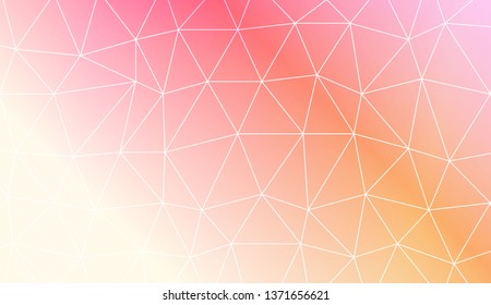 Template background with curved line. Triangles style. For interior wallpaper, smart design, fashion print. Vector illustration. Abstract Gradient Soft Colorful Background