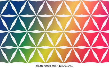 Template Background With Curved Line. Vector Illustration. Abstract Blurred Gradient. For Flyer, Screen, Business Presentation.