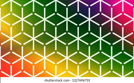 Template Background With Curved Line. Vector Illustration. Abstract Blurred Gradient. For Flyer, Screen, Business Presentation.