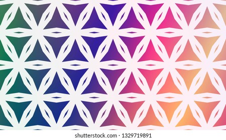Template Background With Curved Line. Vector Illustration. Abstract Blurred Gradient. For Flyer, Screen, Business Presentation.
