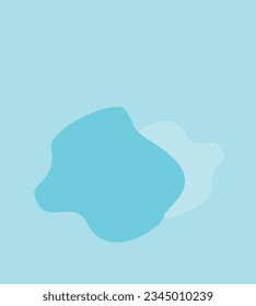 template or background design in blue with a blue pattern of water spills