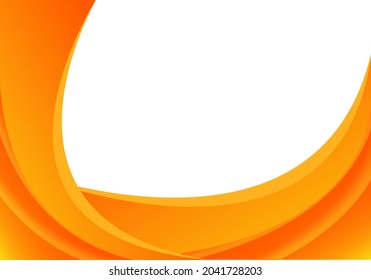 template background design with gradient orange color. vector illustration