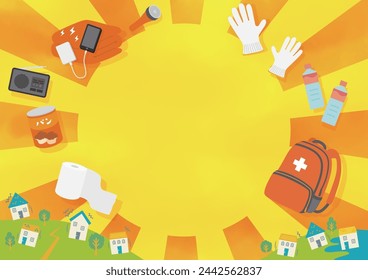 Template Background for Disaster Prevention Goods
Translation: Bread