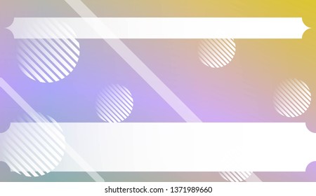 Template Background With Geometric Shape, Lines, Circle. For Template Cell Phone Backgrounds. Vector Illustration with Color Gradient