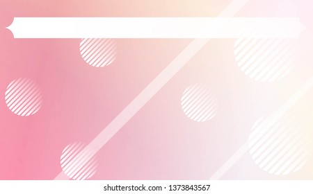 Template Background With Geometric Shape, Lines, Circle. For Template Cell Phone Backgrounds. Vector Illustration with Color Gradient