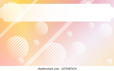 Template Background With Geometric Shape, Lines, Circle. For Template Cell Phone Backgrounds. Vector Illustration with Color Gradient