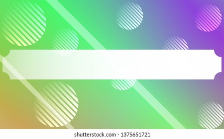 Template Background With Geometric Shape, Lines, Circle. For Template Cell Phone Backgrounds. Vector Illustration with Color Gradient