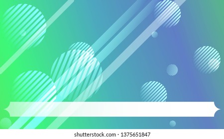Template Background With Geometric Shape, Lines, Circle. For Template Cell Phone Backgrounds. Vector Illustration with Color Gradient
