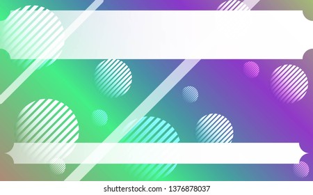Template Background With Geometric Shape, Lines, Circle. For Template Cell Phone Backgrounds. Vector Illustration with Color Gradient