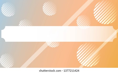 Template Background With Geometric Shape, Lines, Circle. For Template Cell Phone Backgrounds. Vector Illustration with Color Gradient