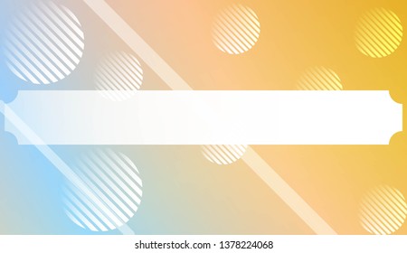 Template Background With Geometric Shape, Lines, Circle. For Template Cell Phone Backgrounds. Vector Illustration with Color Gradient