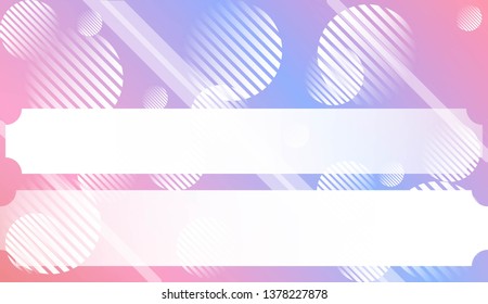 Template Background With Geometric Shape, Lines, Circle. For Template Cell Phone Backgrounds. Vector Illustration with Color Gradient