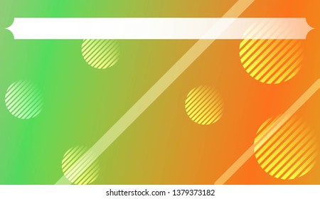 Template Background With Geometric Shape, Lines, Circle. For Template Cell Phone Backgrounds. Vector Illustration with Color Gradient
