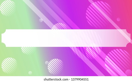 Template Background With Geometric Shape, Lines, Circle. For Template Cell Phone Backgrounds. Vector Illustration with Color Gradient