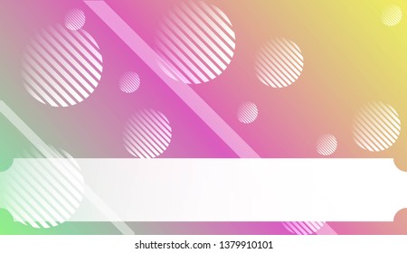 Template Background With Geometric Shape, Lines, Circle. For Template Cell Phone Backgrounds. Vector Illustration with Color Gradient