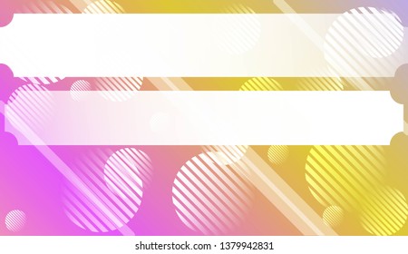Template Background With Geometric Shape, Lines, Circle. For Template Cell Phone Backgrounds. Vector Illustration with Color Gradient