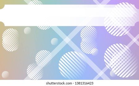 Template Background With Geometric Shape, Lines, Circle. For Template Cell Phone Backgrounds. Vector Illustration with Color Gradient