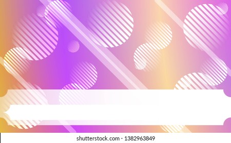 Template Background With Geometric Shape, Lines, Circle. For Template Cell Phone Backgrounds. Vector Illustration with Color Gradient