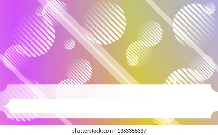 Template Background With Geometric Shape, Lines, Circle. For Template Cell Phone Backgrounds. Vector Illustration with Color Gradient