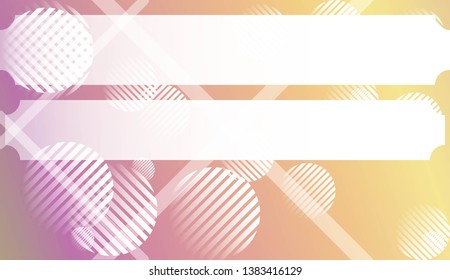 Template Background With Geometric Shape, Lines, Circle. For Template Cell Phone Backgrounds. Vector Illustration with Color Gradient