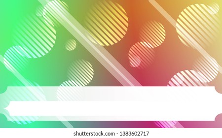 Template Background With Geometric Shape, Lines, Circle. For Template Cell Phone Backgrounds. Vector Illustration with Color Gradient