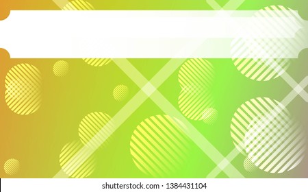 Template Background With Geometric Shape, Lines, Circle. For Template Cell Phone Backgrounds. Vector Illustration with Color Gradient