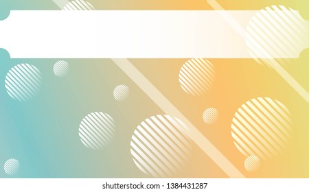 Template Background With Geometric Shape, Lines, Circle. For Template Cell Phone Backgrounds. Vector Illustration with Color Gradient