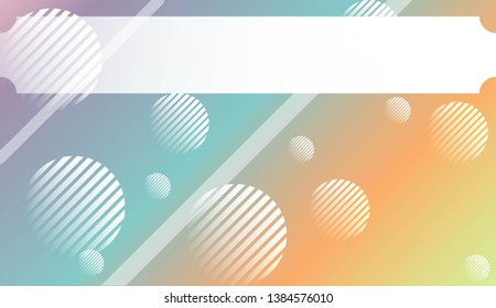Template Background With Geometric Shape, Lines, Circle. For Template Cell Phone Backgrounds. Vector Illustration with Color Gradient