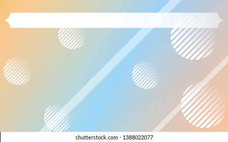 Template Background With Geometric Shape, Lines, Circle. For Template Cell Phone Backgrounds. Vector Illustration with Color Gradient
