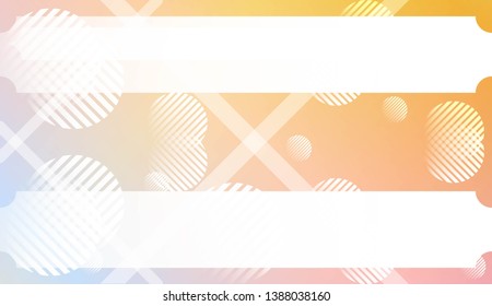 Template Background With Geometric Shape, Lines, Circle. For Template Cell Phone Backgrounds. Vector Illustration with Color Gradient