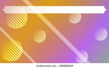 Template Background With Geometric Shape, Lines, Circle. For Template Cell Phone Backgrounds. Vector Illustration with Color Gradient