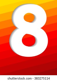 Template background Greeting postcard with March 8. happy womens day, illustration. Striped background