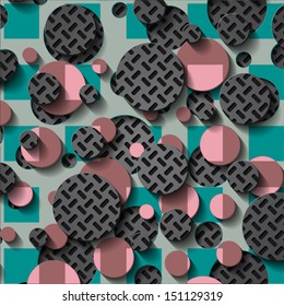 template with a background of iron