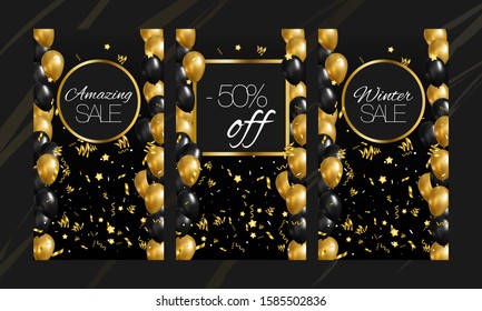 Template background. Post for social media. Stories design layout. Trendy editable template. Christmas coupon. Nice template background.