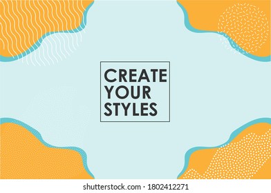 Template background pretty vector graphic design abstract colorful 