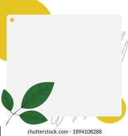 a template or background that can be used as a card, social media post, poster, note, etc.